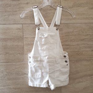 Justice Shortalls Distressed Girls Size 12  White